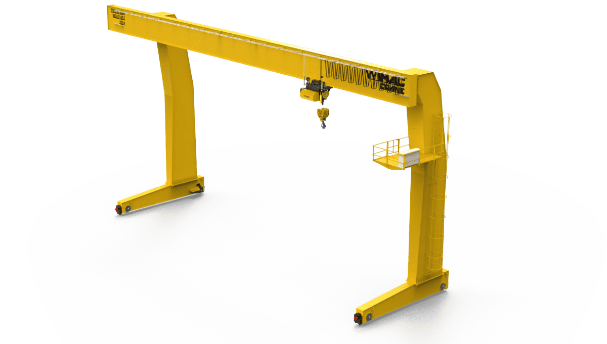 Козловой кран L-образного типа