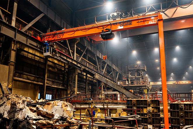 Таль полукозлового крана