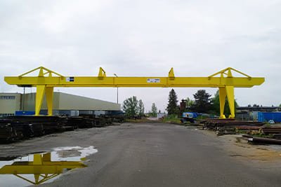 Козловой кран для склада металла и наружных работ