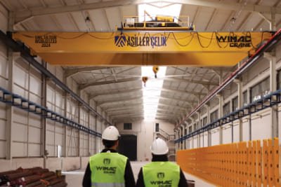 Двухбалочный мостовой кран для производственных линий